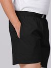 Plain Grizzle Gray And Black Mens Boxer Combo - Pack of Two
